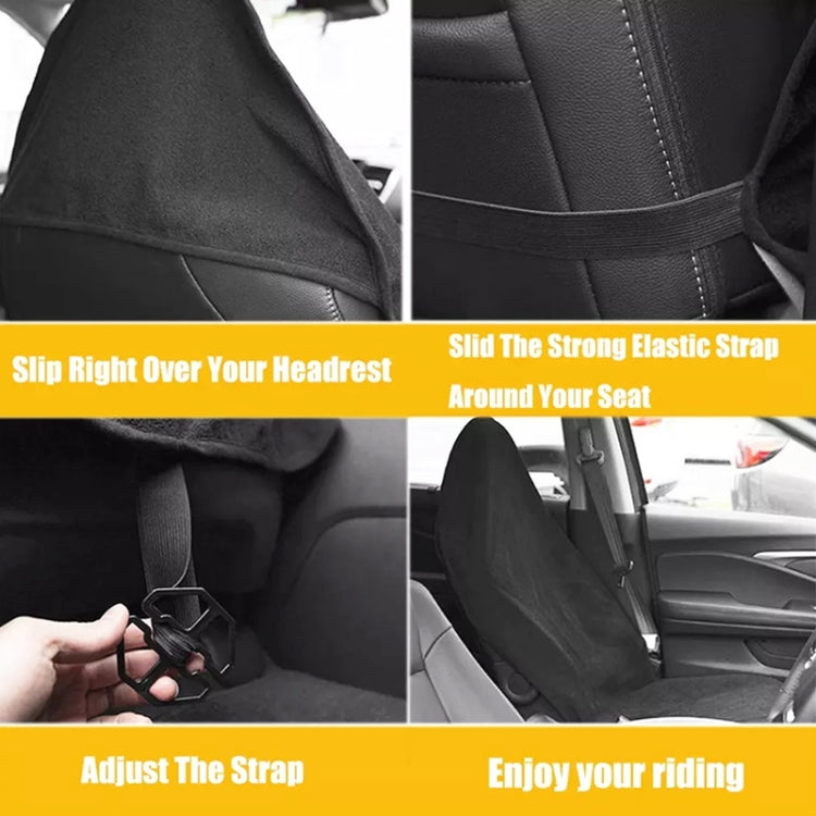 Car Universal Waterproof Anti-skid Seat Cover (Black) - Seat Accessories by PMC Jewellery | Online Shopping South Africa | PMC Jewellery | Buy Now Pay Later Mobicred