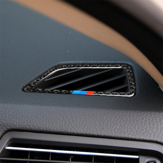 Three Color Carbon Fiber Car Instrument Air Outlet Decorative Sticker for BMW 5 Series F07 5GT 535i 2010-2016,Sutible for Left Driving - Car Interior Mouldings by PMC Jewellery | Online Shopping South Africa | PMC Jewellery | Buy Now Pay Later Mobicred