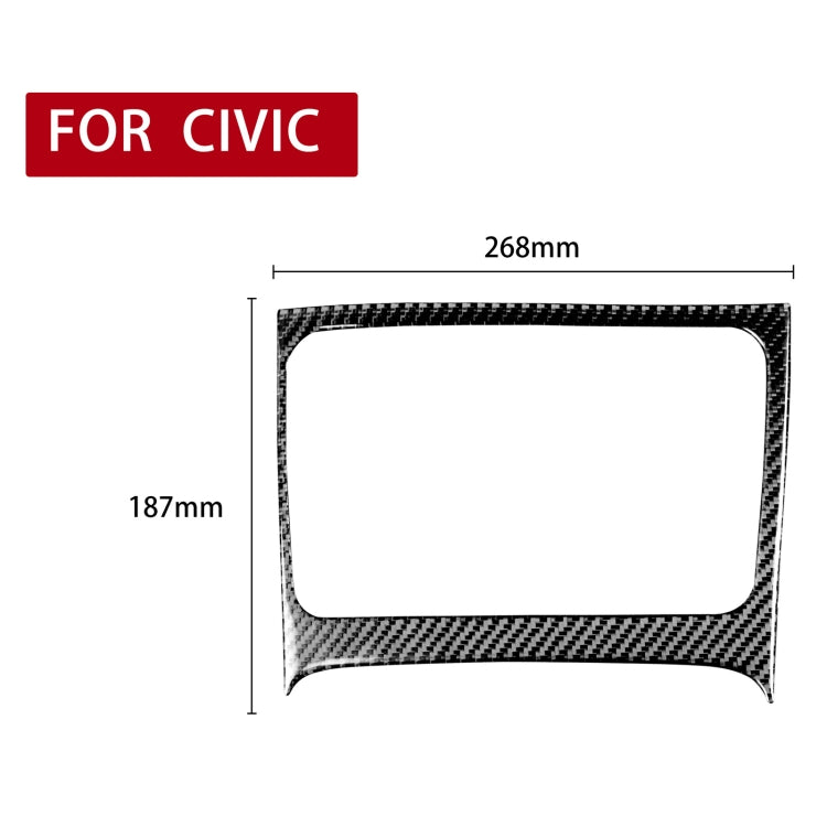 Car Carbon Fiber Big Storage Box Decorative Sticker for Honda Civic 8th Generation 2006-2011, Right Drive - Car Interior Mouldings by PMC Jewellery | Online Shopping South Africa | PMC Jewellery | Buy Now Pay Later Mobicred