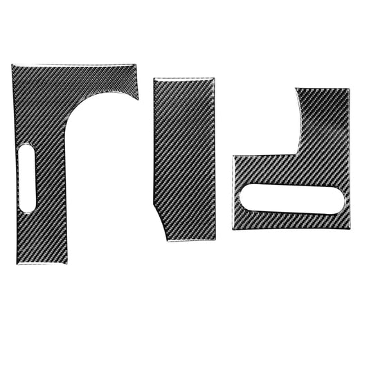 3 in 1 Car Carbon Fiber Gear Console Decorative Sticker for Jeep Wrangler JK 2007-2010, Left Drive - Car Interior Mouldings by PMC Jewellery | Online Shopping South Africa | PMC Jewellery | Buy Now Pay Later Mobicred