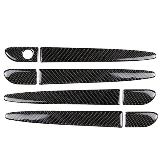 One Set Car Carbon Fiber Outside Door Handle without Smart Hole Decorative Sticker for Mazda CX-5 2017-2018, Right Drive - Decorative Sticker by PMC Jewellery | Online Shopping South Africa | PMC Jewellery | Buy Now Pay Later Mobicred