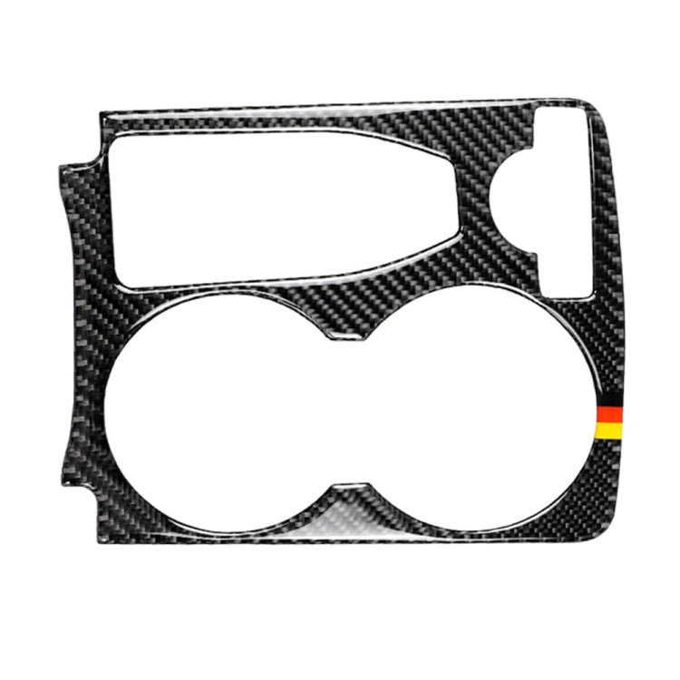 Car Carbon Fiber German Color Handrail Water Cup Holder Decorative Sticker for Mercedes-Benz GLK 2008-2015, Left Drive - Car Interior Mouldings by PMC Jewellery | Online Shopping South Africa | PMC Jewellery | Buy Now Pay Later Mobicred