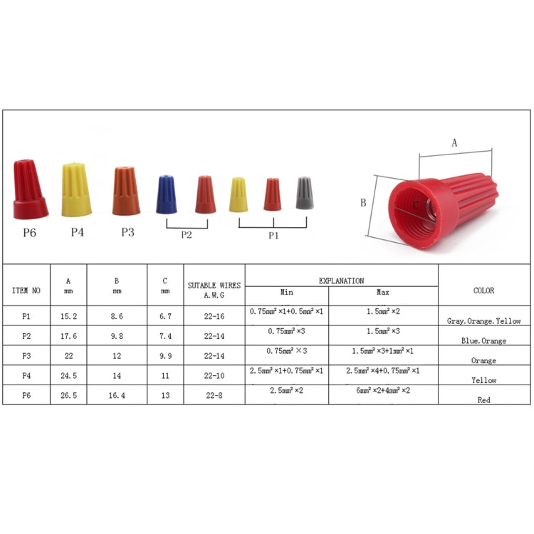 70 PCS Car Electrical Wire Nuts Crimp Wire Terminal Wire Connect Assortment Kit - Booster Cable & Clip by PMC Jewellery | Online Shopping South Africa | PMC Jewellery | Buy Now Pay Later Mobicred