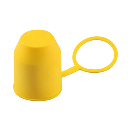 50mm Plastic Car Truck Tow Ball Cover Cap Towing Hitch Trailer Towball Protection (Yellow) - Towing Bars by PMC Jewellery | Online Shopping South Africa | PMC Jewellery | Buy Now Pay Later Mobicred