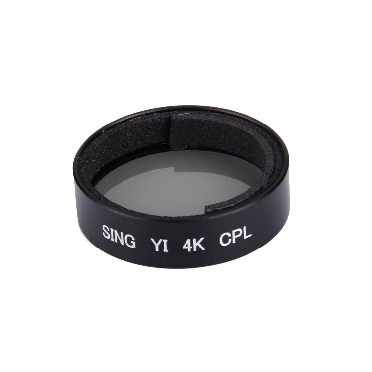 SING for Xiaomi Xiaoyi Yi II Sport Action Camera Proffesional 4K CPL Filter(Black) - Lens Filter by PMC TechLife | Online Shopping South Africa | PMC TechLife | Buy Now Pay Later Mobicred