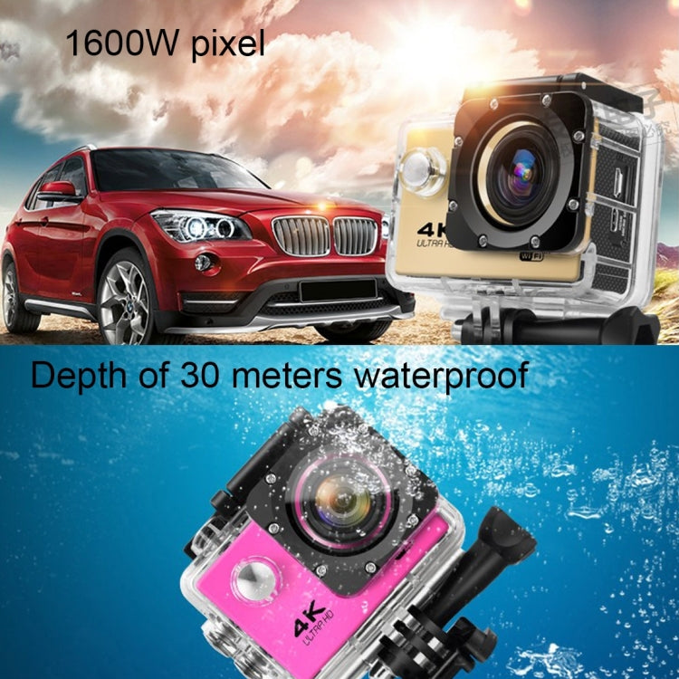 F60 2.0 inch Screen 170 Degrees Wide Angle WiFi Sport Action Camera Camcorder with Waterproof Housing Case, Support 64GB Micro SD Card(White) - Other Camera by PMC Jewellery | Online Shopping South Africa | PMC Jewellery | Buy Now Pay Later Mobicred