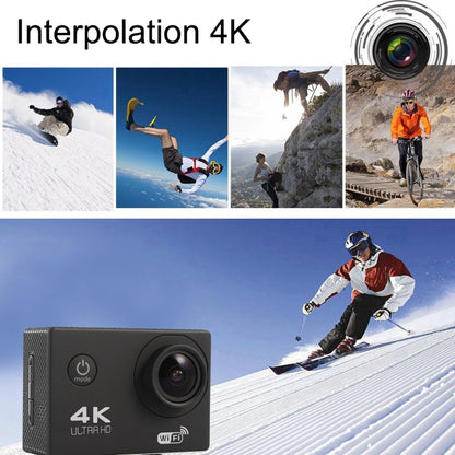 F60 2.0 inch Screen 170 Degrees Wide Angle WiFi Sport Action Camera Camcorder with Waterproof Housing Case, Support 64GB Micro SD Card(Yellow) - Other Camera by PMC Jewellery | Online Shopping South Africa | PMC Jewellery | Buy Now Pay Later Mobicred