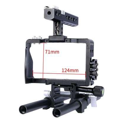 YELANGU YLG0905A Camera Video Cage Handle Stabilizer for Sony A6000/A6300/A6400/A6500(Black) - Camera Cage by YELANGU | Online Shopping South Africa | PMC Jewellery | Buy Now Pay Later Mobicred