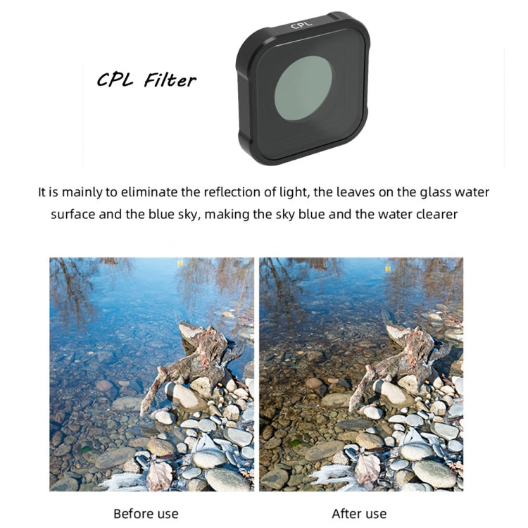 JSR KB Series MCUV+CPL+ND8+ND16+ND32 Lens Filter for GoPro HERO13 Black /12 Black /11 Black /10 Black /9 Black - Lens Filter by JSR | Online Shopping South Africa | PMC Jewellery | Buy Now Pay Later Mobicred