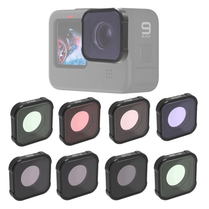 JSR KB Series STAR+MCUV+NIGHT+Diving Red+Diving Pink+ND8+ND16+ND32 Lens Filter for GoPro HERO13 Black /12 Black /11 Black /10 Black /9 Black - Lens Filter by JSR | Online Shopping South Africa | PMC Jewellery | Buy Now Pay Later Mobicred