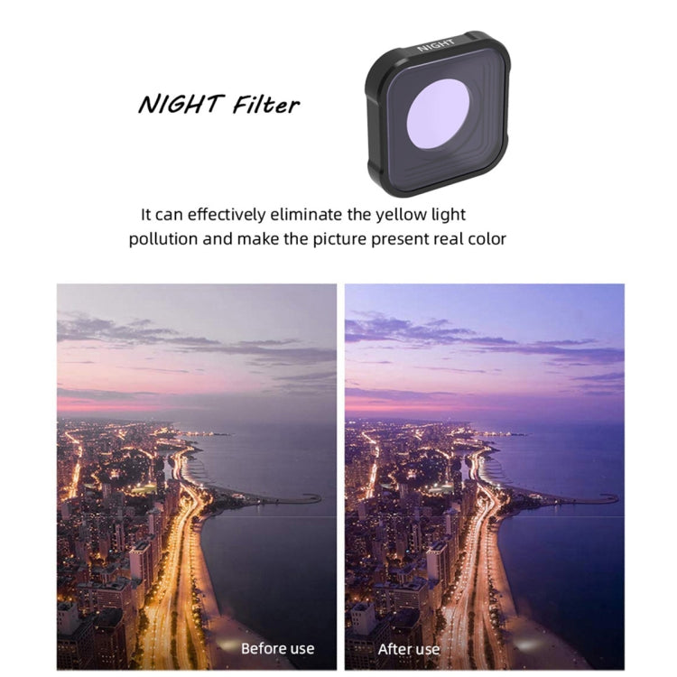 JSR KB Series STAR+MCUV+NIGHT+Diving Red+Diving Pink+ND8+ND16+ND32 Lens Filter for GoPro HERO13 Black /12 Black /11 Black /10 Black /9 Black - Lens Filter by JSR | Online Shopping South Africa | PMC Jewellery | Buy Now Pay Later Mobicred