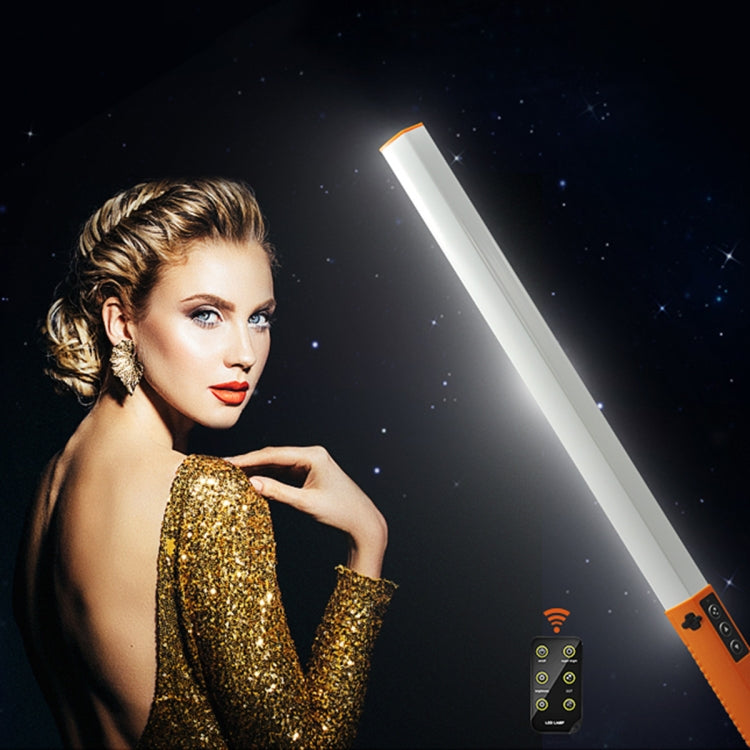 LUXCeO Q508D Dual Color Temperature Photo LED Stick Video Light Handheld LED Fill Light Flash Lighting Lamp(Orange) - free shipping - PMC TechLife - Order now!