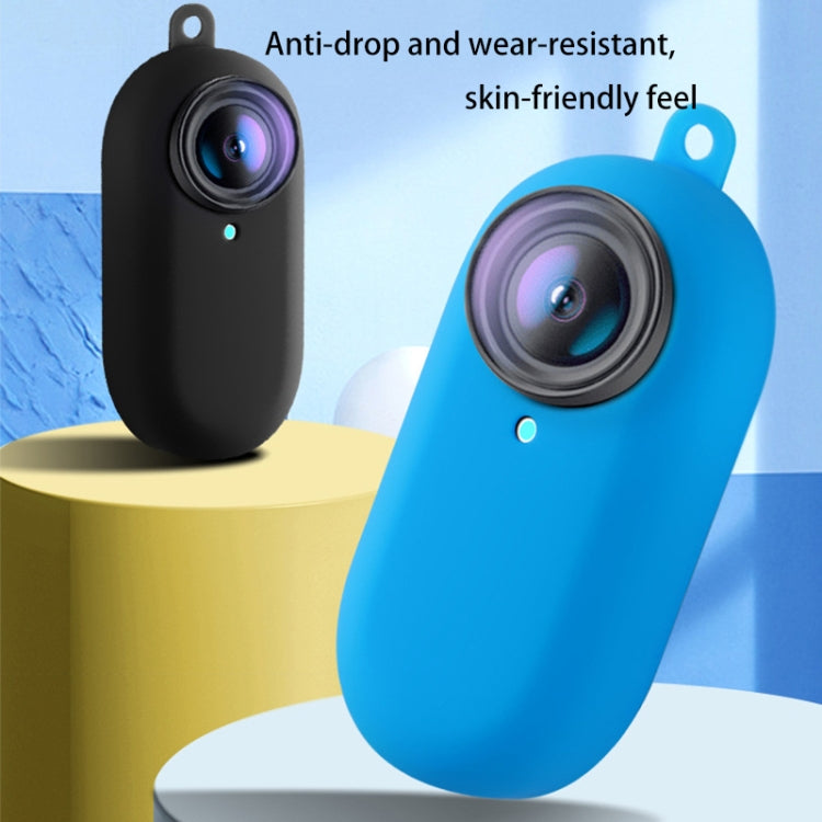 Silicone Protective Case for Insta360 GO 2 Body(Blue) - Case & Bags by PMC TechLife | Online Shopping South Africa | PMC TechLife | Buy Now Pay Later Mobicred