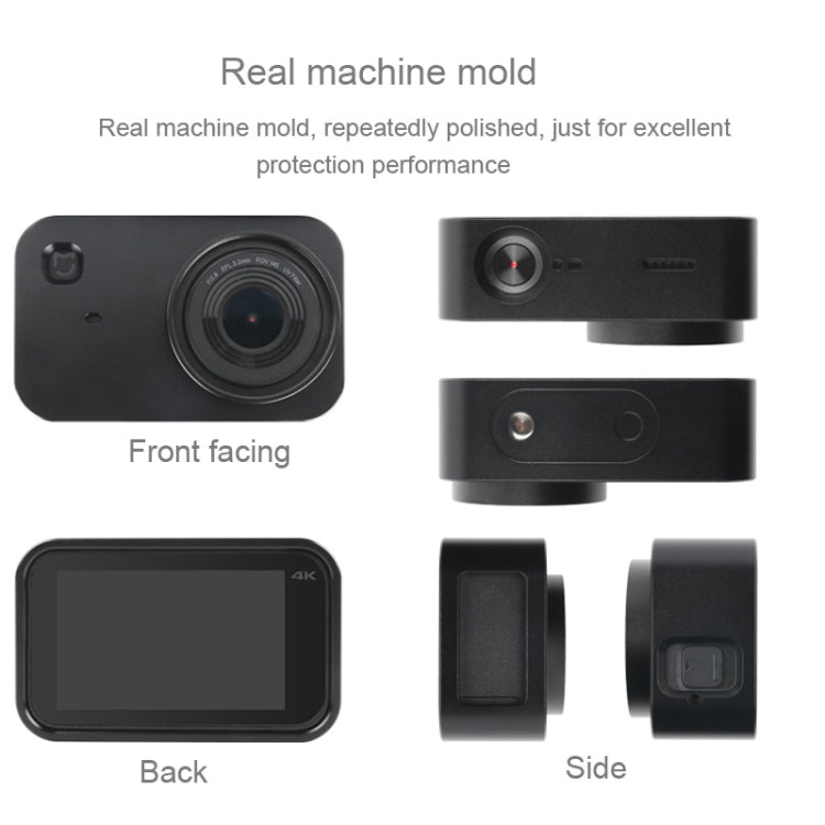 Housing Shell Aluminum Alloy Protective Cage with 37mm Filter Lens & Lens Cap & Screw for Xiaomi Mijia Small Camera (Black) - Metal Cases by PMC Jewellery | Online Shopping South Africa | PMC Jewellery | Buy Now Pay Later Mobicred