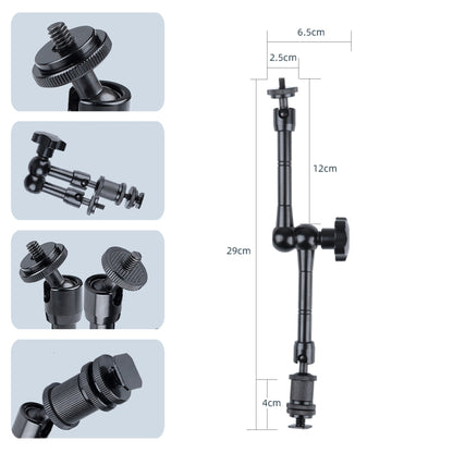 11 inch Adjustable Friction Articulating Magic Arm + Large Claws Clips - Camera Gimbal by PMC Jewellery | Online Shopping South Africa | PMC Jewellery