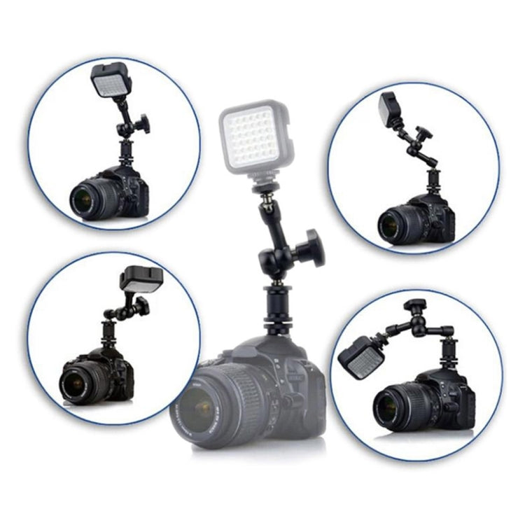 7 inch Adjustable Friction Articulating Magic Arm + Large Claws Clips (Black) - Camera Gimbal by PMC TechLife | Online Shopping South Africa | PMC TechLife | Buy Now Pay Later Mobicred