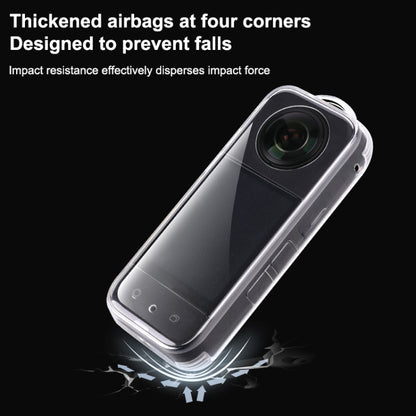 For Insta360 X3 Full Body Clear TPU Protective Case (Transparent) - Case & Bags by PMC Jewellery | Online Shopping South Africa | PMC Jewellery | Buy Now Pay Later Mobicred