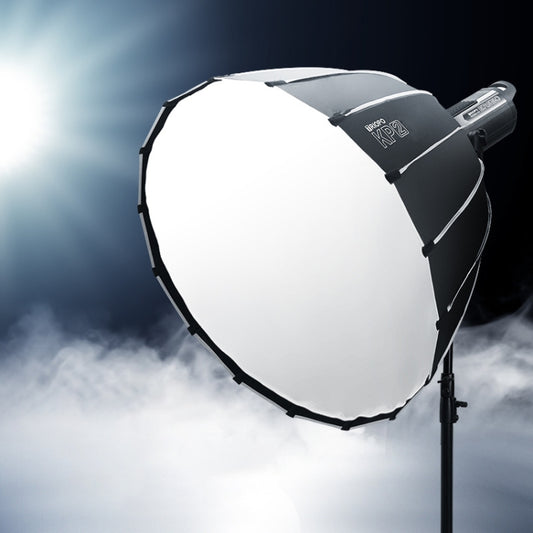 TRIOPO KP2-120 120cm Speedlite Flash Deep Parabolic Softbox Bowens Mount Diffuser(Black) -  by TRIOPO | Online Shopping South Africa | PMC Jewellery | Buy Now Pay Later Mobicred