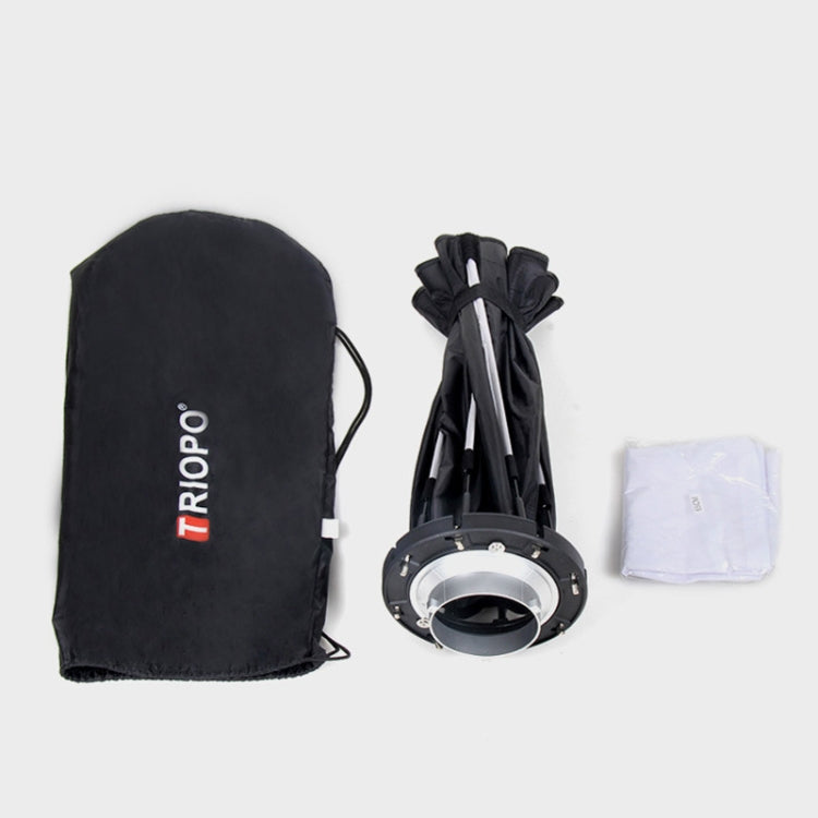 TRIOPO K2-65 65cm Speedlite Flash Octagon Parabolic Softbox Bowens Mount Diffuser (Black) - free shipping - PMC TechLife - Order now!