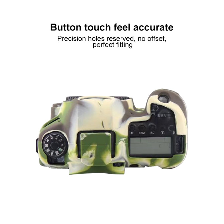For Canon EOS 6D Mark II Soft Silicone Protective Case (Camouflage) - Protective Case by PMC TechLife | Online Shopping South Africa | PMC TechLife | Buy Now Pay Later Mobicred
