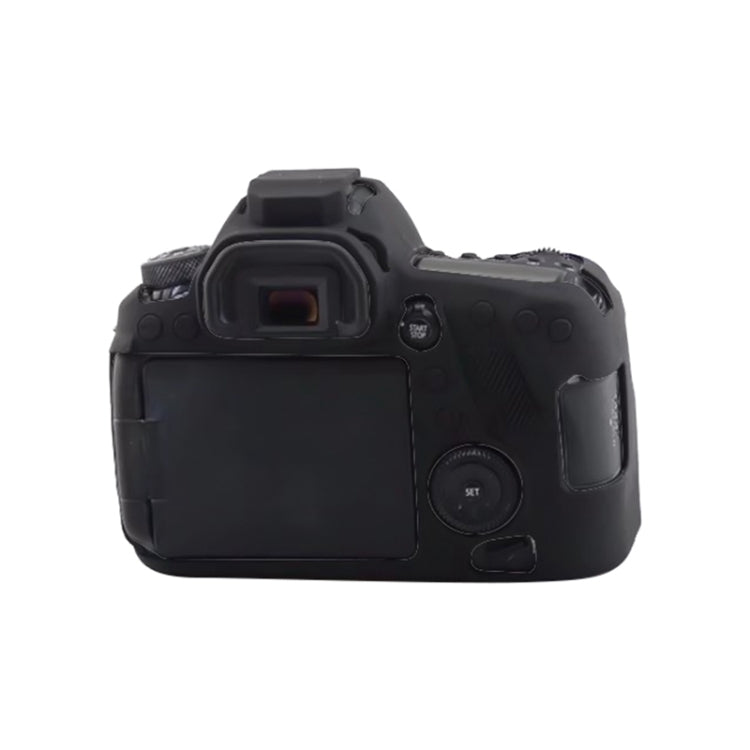For Canon EOS 6D Mark II Soft Silicone Protective Case (Black) - Protective Case by PMC TechLife | Online Shopping South Africa | PMC TechLife | Buy Now Pay Later Mobicred