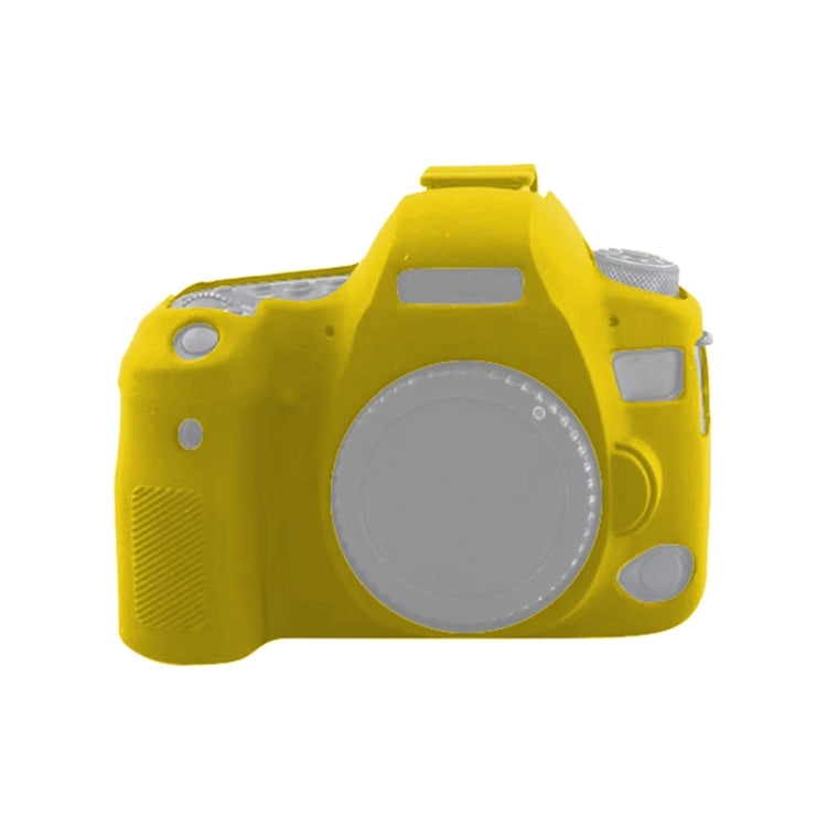 For Canon EOS 6D Mark II Soft Silicone Protective Case (Yellow) - Protective Case by PMC TechLife | Online Shopping South Africa | PMC TechLife | Buy Now Pay Later Mobicred