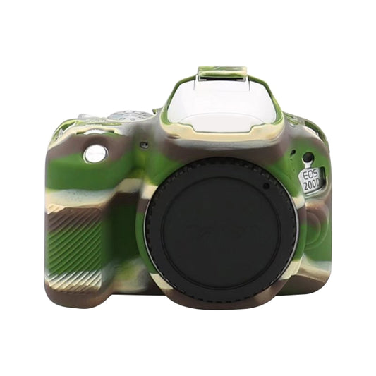 For Canon EOS 200D / EOS 200D Mark II Soft Silicone Protective Case(Camouflage) - Protective Case by PMC Jewellery | Online Shopping South Africa | PMC Jewellery | Buy Now Pay Later Mobicred