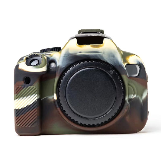 For Canon EOS 600D Soft Silicone Protective Case(Camouflage) - Protective Case by PMC Jewellery | Online Shopping South Africa | PMC Jewellery | Buy Now Pay Later Mobicred