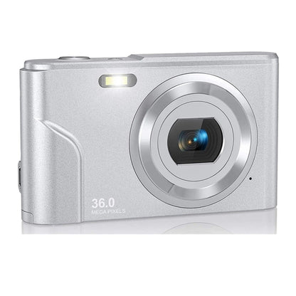 DC311 2.4 inch 36MP 16X Zoom 2.7K Full HD Digital Camera Children Card Camera, UK Plug (Silver) - Children Cameras by PMC Jewellery | Online Shopping South Africa | PMC Jewellery | Buy Now Pay Later Mobicred