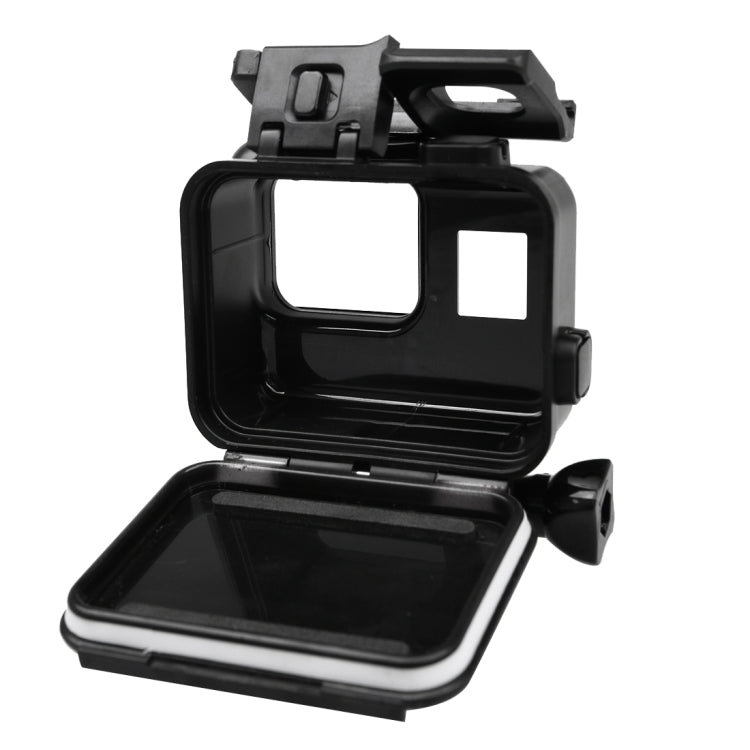 2 in 1 for GoPro HERO5 Touch Screen Back Cover + 45m Waterproof Housing Protective Case(No Need to Disassemble Lens When Installed) with Buckle Basic Mount & Lead Screw(Black) - Waterproof Cases by PMC Jewellery | Online Shopping South Africa | PMC Jewellery | Buy Now Pay Later Mobicred