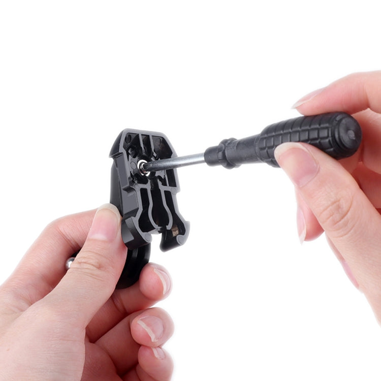 360 Degree Rotation J-Hook Buckle Mount (Black) - Helmet Mount by PMC TechLife | Online Shopping South Africa | PMC TechLife | Buy Now Pay Later Mobicred