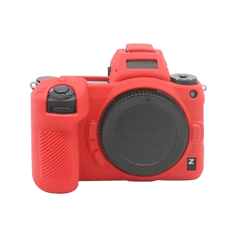 For Nikon Z7 II Soft Silicone Protective Case (Red) - Protective Case by PMC TechLife | Online Shopping South Africa | PMC TechLife | Buy Now Pay Later Mobicred