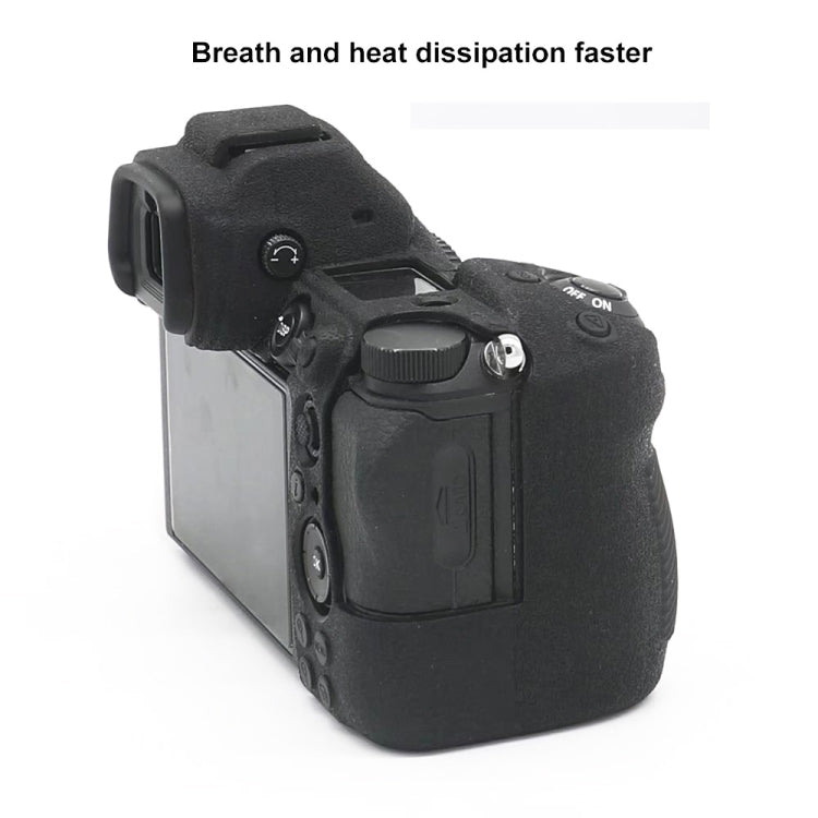 For Nikon Z7 II Soft Silicone Protective Case (Black) - Protective Case by PMC Jewellery | Online Shopping South Africa | PMC Jewellery