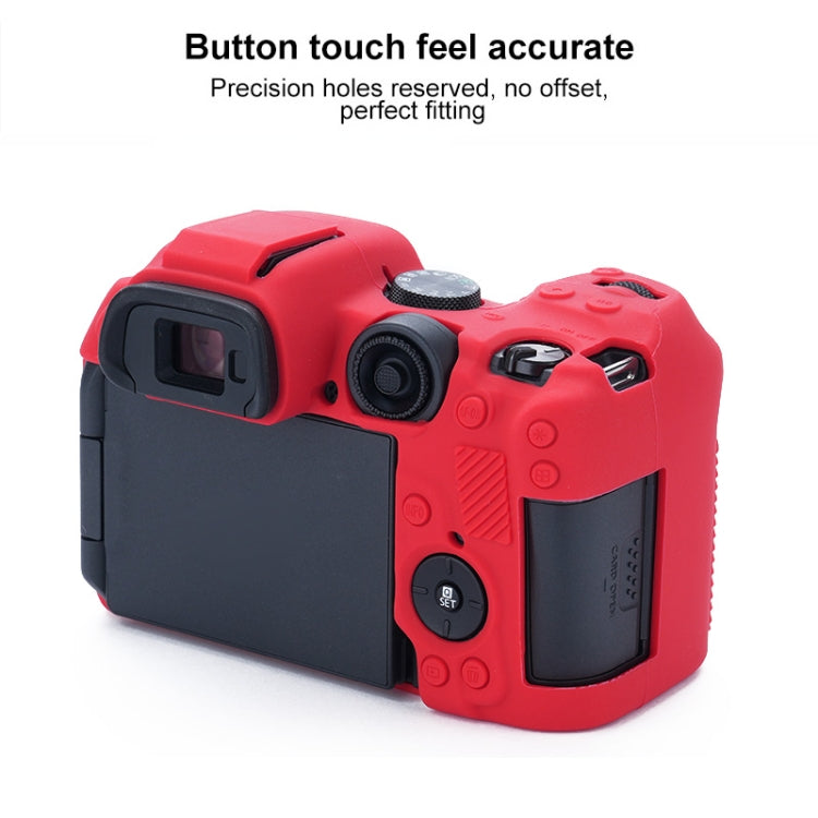For Canon EOS R7 Soft Silicone Protective Case (Red) - Protective Case by PMC TechLife | Online Shopping South Africa | PMC TechLife | Buy Now Pay Later Mobicred