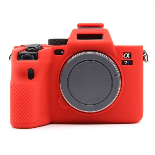 For Sony  A7S III / A7S3 Soft Silicone Protective Case(Red) - Protective Case by PMC Jewellery | Online Shopping South Africa | PMC Jewellery | Buy Now Pay Later Mobicred