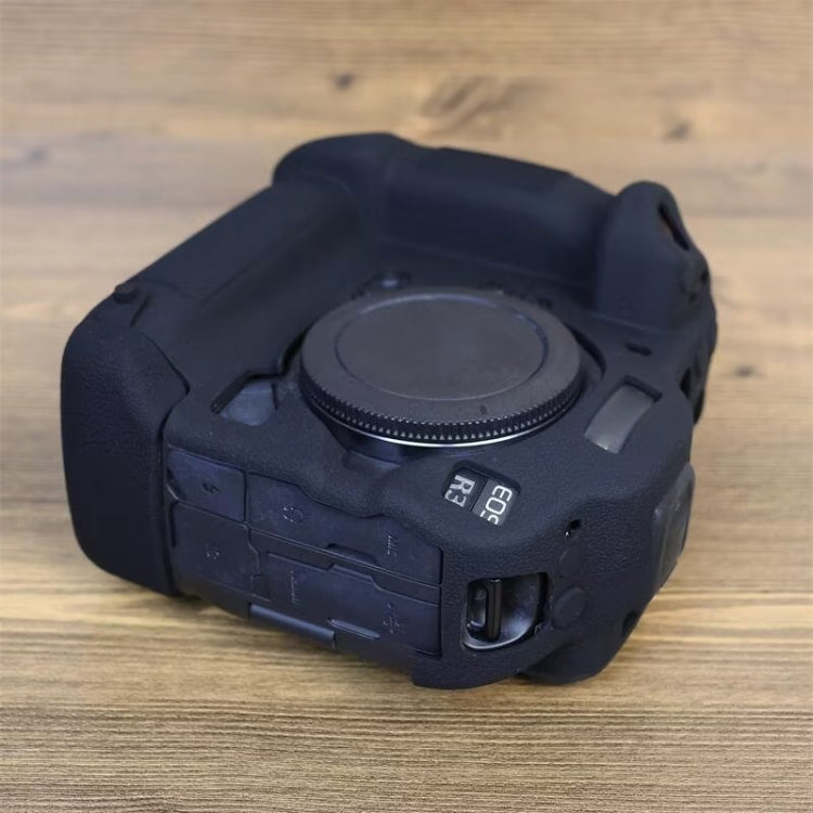 For Canon EOS R3 Soft Silicone Protective Case (Blue) - Protective Case by PMC TechLife | Online Shopping South Africa | PMC TechLife | Buy Now Pay Later Mobicred