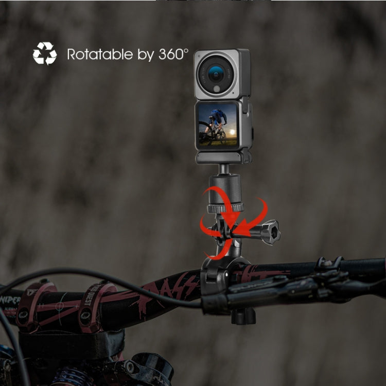 STARTRC Upgrade Bike Handlebar Fixed Mount Holder For DJI Action 3 / Action 2 / OSMO Action (Black) - free shipping - PMC TechLife - Order now!