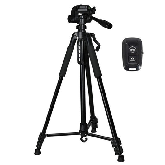 3388 1.3m Portable Phone Live Selfie Tripod DV SLR Camera Stand (Black) - Tripods by PMC Jewellery | Online Shopping South Africa | PMC Jewellery | Buy Now Pay Later Mobicred