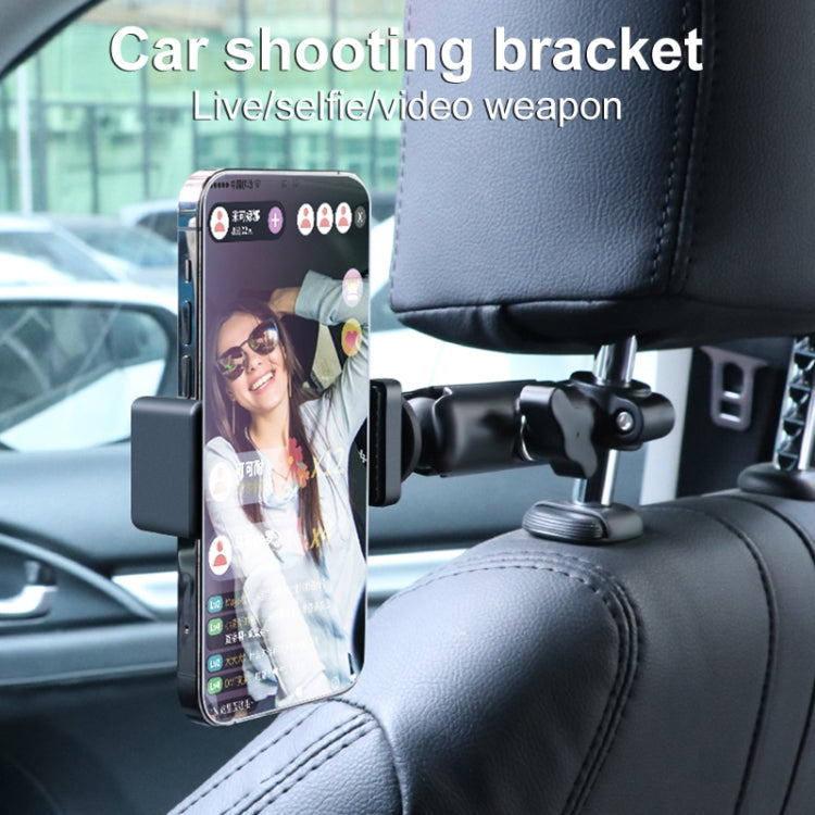 21mm Ballhead Car Front Seat Handlebar Fixed Mount Holder with Tripod Adapter & Screw & Phone Clamp & Anti-lost Silicone Case for GoPro, Insta360, DJI and Other Action Cameras - Connection Mount by PMC TechLife | Online Shopping South Africa | PMC TechLife | Buy Now Pay Later Mobicred