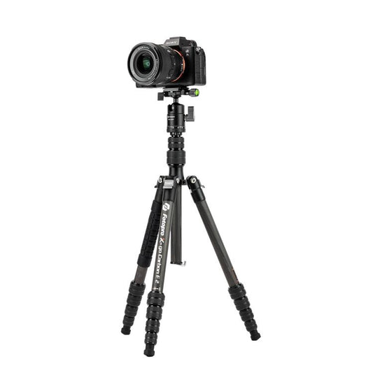 Fotopro X-go Carbon E 2 5-Section Carbon Fiber 2 in 1 Tripod Monopod (Black) - Tripods by Fotopro | Online Shopping South Africa | PMC Jewellery | Buy Now Pay Later Mobicred