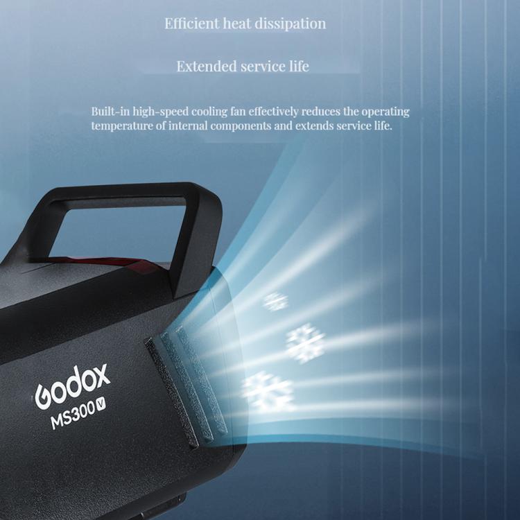 Godox MS300-V Studio Flash Light 300Ws Bowens Mount Strobe Light with Lamp Cover (AU Plug) - free shipping - PMC TechLife - Order now!