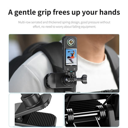 STARTRC 360 Degree Rotation Backpack Clip Magnetic Suction Mount (Black) - Case & Bags by STARTRC | Online Shopping South Africa | PMC Jewellery | Buy Now Pay Later Mobicred