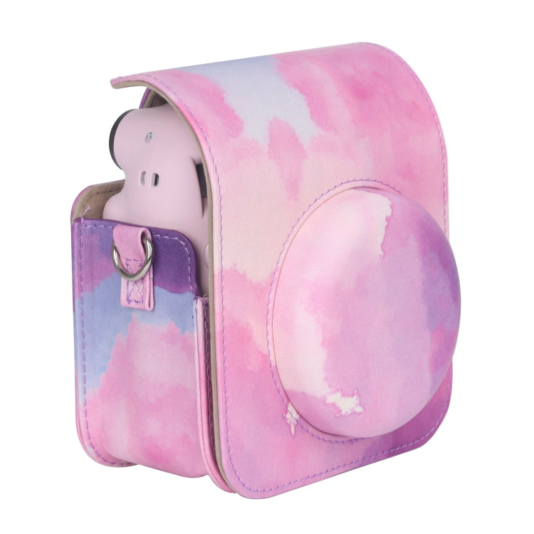 For FUJIFILM instax mini 12 Painted Full Body Leather Case Camera Bag with Strap(Dream Cloud) - Leather Bag by PMC TechLife | Online Shopping South Africa | PMC TechLife | Buy Now Pay Later Mobicred
