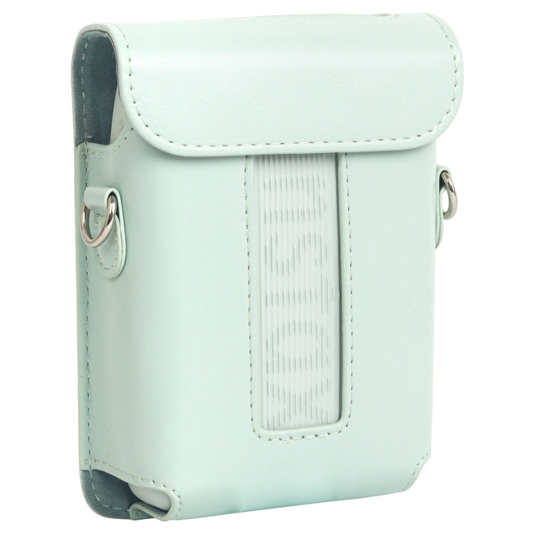 For FUJIFILM Instax mini Link 3 Full Body Leather Case Bag with Strap(Green) - Leather Bag by PMC TechLife | Online Shopping South Africa | PMC TechLife | Buy Now Pay Later Mobicred