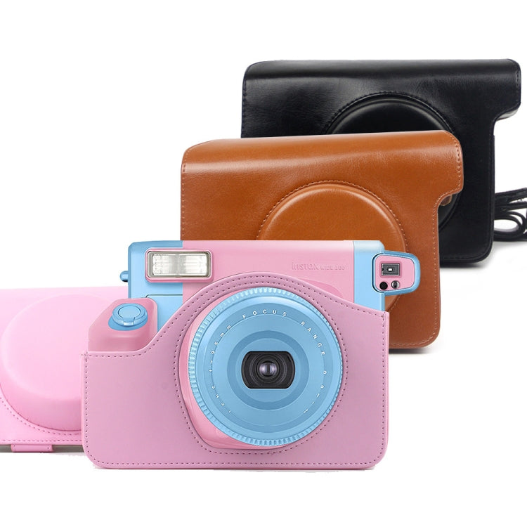Vintage PU Leather Case Bag for Polaroid W300 Camera, with Adjustable Shoulder Strap (Brown) - free shipping - PMC TechLife - Order now!