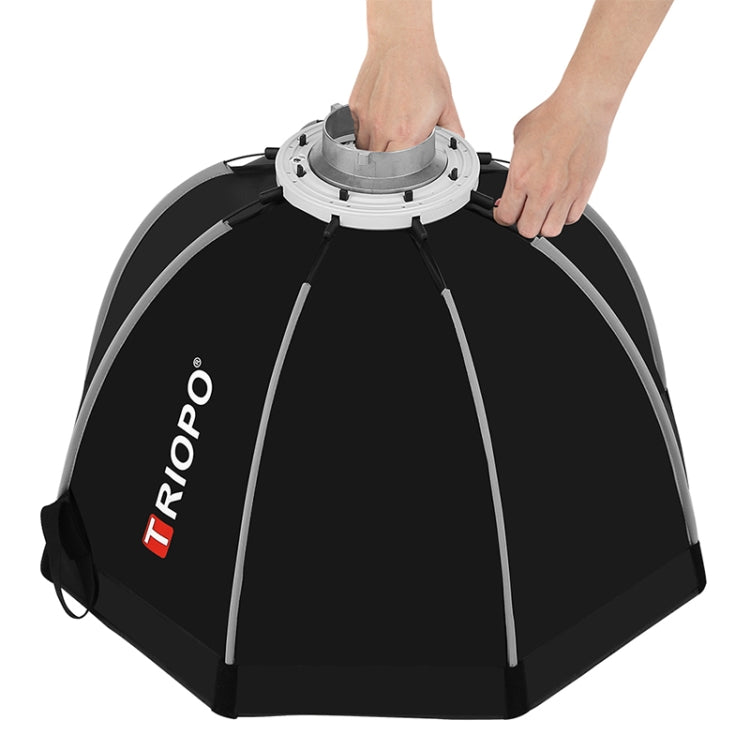 TRIOPO K65 65cm Speedlite Flash Octagon Parabolic Softbox Bowens Mount Diffuser for Speedlite - free shipping - PMC TechLife - Order now!