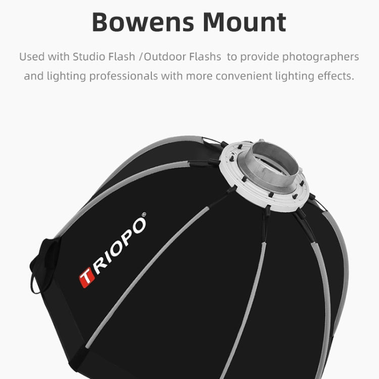 TRIOPO K90 90cm Speedlite Flash Octagon Parabolic Softbox Bowens Mount Diffuser for Speedlite - free shipping - PMC TechLife - Order now!