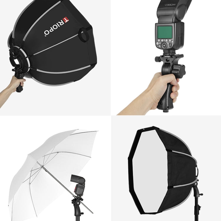 TRIOPO KS55 55cm Speedlite Flash Octagon Parabolic Softbox Diffuser with Bracket Mount Handle - free shipping - PMC TechLife - Order now!