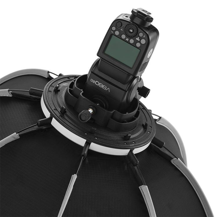 TRIOPO KS90 90cm Dome Speedlite Flash Octagon Parabolic Softbox Diffuser with Bracket Mount Handle for Speedlite - free shipping - PMC TechLife - Order now!