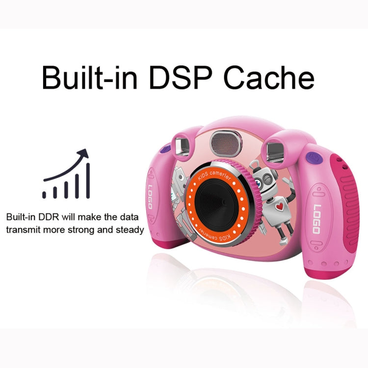 KC501 3 Million Pixels 2.0 inch HD Screen Digital Children Camera (Pink) - Children Cameras by PMC Jewellery | Online Shopping South Africa | PMC Jewellery | Buy Now Pay Later Mobicred